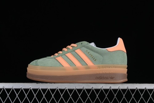 Adidas Originals Gazelle Bold IH7495 Low-Top Sneakers with Thick Sole for Casual Wear Anti-Slip and Durable - IH7495