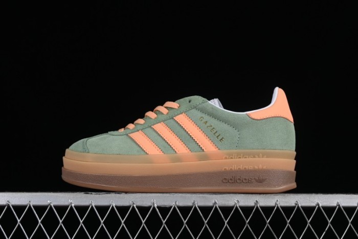 Adidas Originals Gazelle Bold IH7495 Low-Top Sneakers with Thick Sole for Casual Wear Anti-Slip and Durable - IH7495