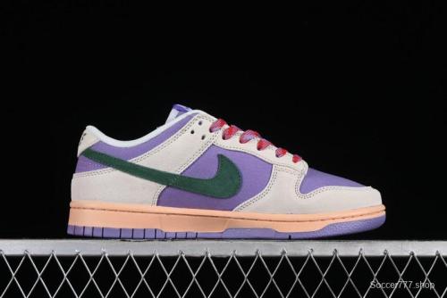 Nike SB Dunk Low Casual Skateboarding Shoes in Purple with Black Swoosh - HF5030-030