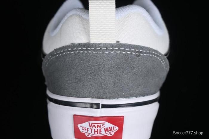 Vans Classics Knu Skool Retro Skate Shoes with Checkerboard Design - VN0009QC6PA