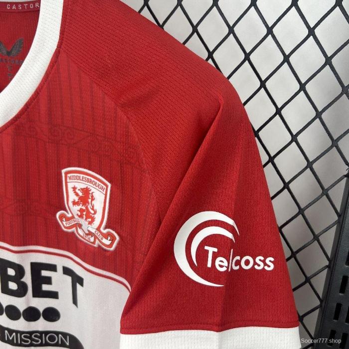 25/26 Middlesbrough Home Jersey