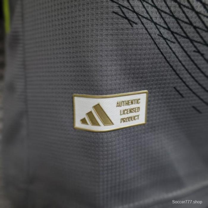 Player Version 25/26 Manchester United Grey with Gradient Wave Pattern Jersey