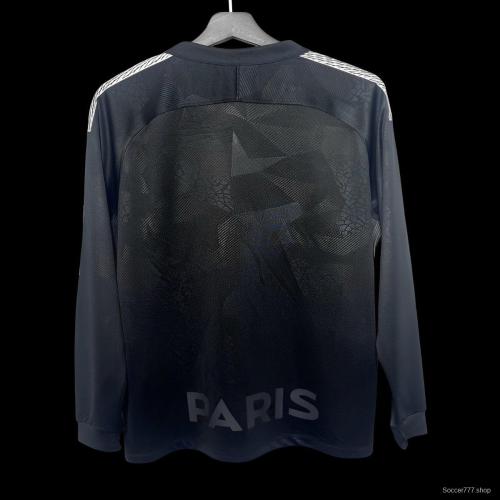 Retro 17/18 PSG Third Long Sleeve Jersey
