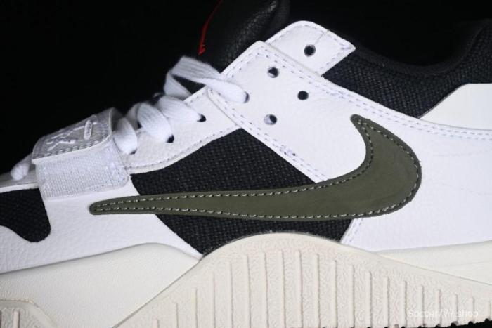 Nike Travis Scott x Jordan Cut The Check AJ1 Basketball Shoes with Velcro Strap - FZ8117-100