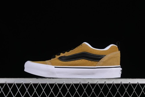 Vans Classics Knu Skool Retro Skate Shoes with Thick Tongue and Oversized Toe - VN0009QC5QJ1