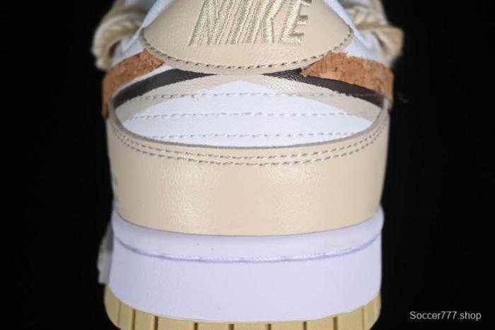 Nike Dunk Low Panda Prank Universe Exploration - Star Exploration Mocha SB Strap Low-top Casual Skate Shoes - DV0833-100