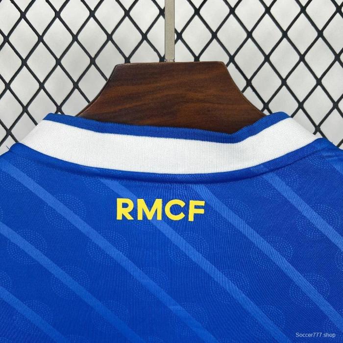 25/26 Real Madrid Third Blue Long Sleeve Jersey