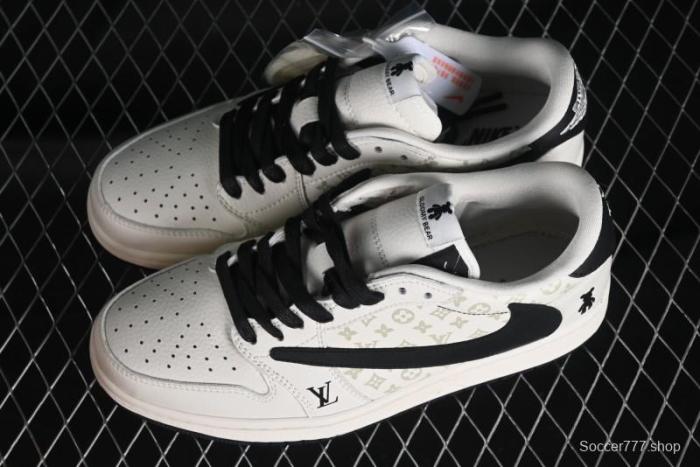 Nike Air Jordan 1 Low OG SP Travis Scott x Fragment Design Collaboration Sneakers - SJ2068-002