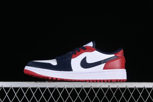 Nike Air Jordan 1 Low Golf Shoes Black Toe - DD9315-113
