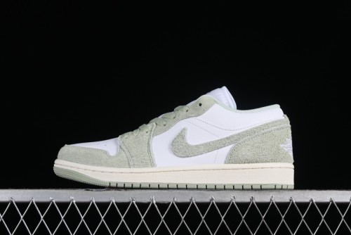 Nike Air Jordan 1 Low AJ1 Apple White Green Low-Top Lifestyle Basketball Shoes - FN5214-131