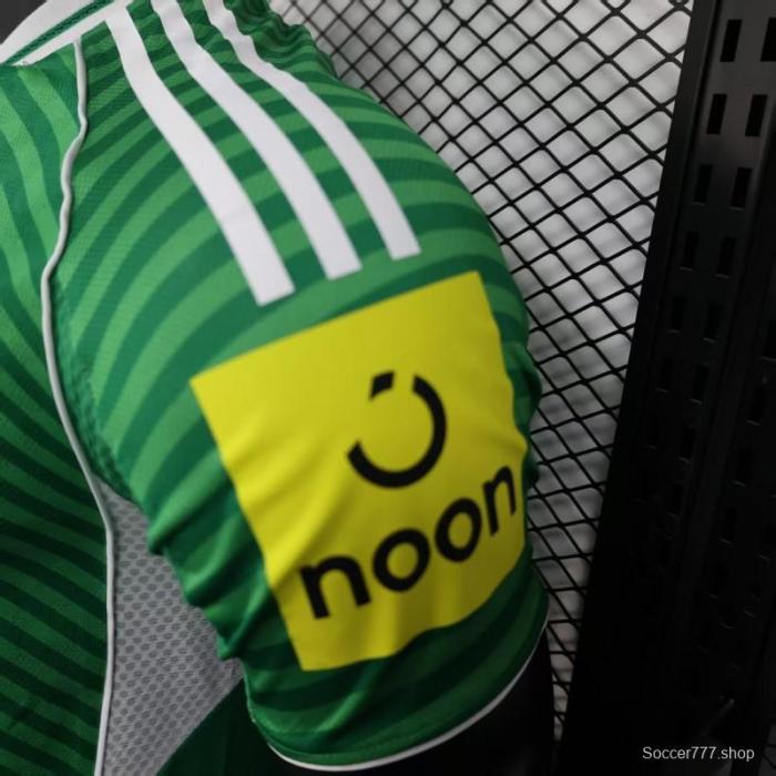 Player Version 25/26 Newcastle United Away Green Jersey
