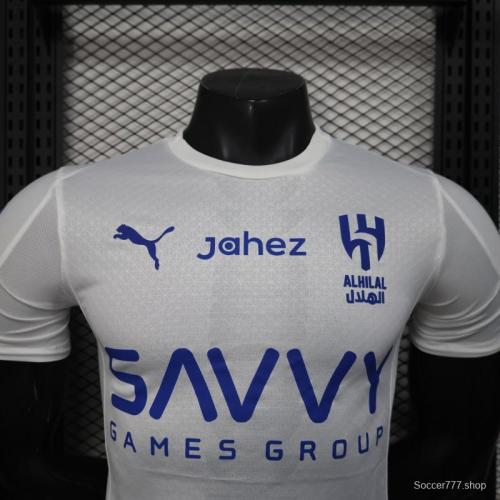 Player Version 25/26 Al-Hilal Away WHITE Jersey