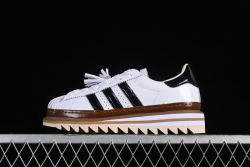 Adidas Clot x Superstar White Black Shell Toe Casual Sneakers - IH3132