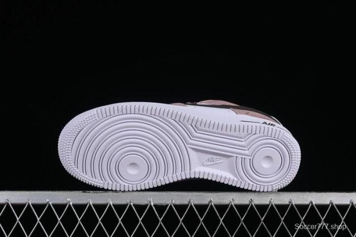 Nike Air Force 1 '07 Low Casual Sneakers in Dusty Rose with Hand-Painted Details - CV8699-578