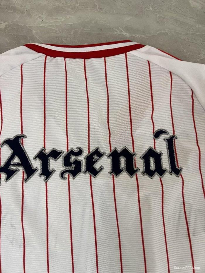 25/26 Arsenal US Pack Baseball White Jersey