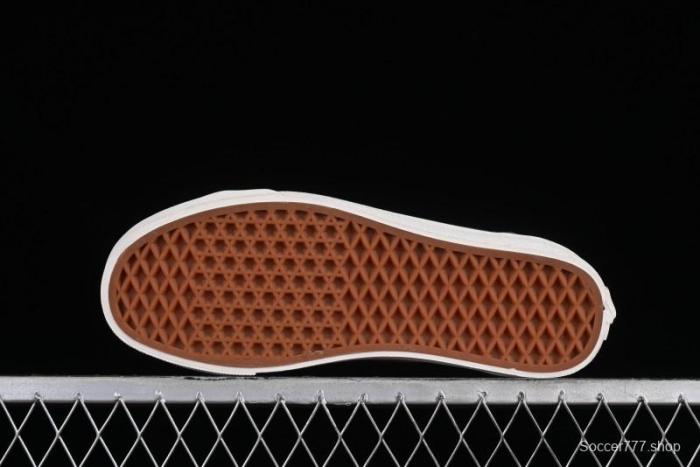 Vans Old Skool Reissue 136 High-End Series Round Toe Orange Canvas Vulcanized Shoes - VN000MT6BKQ