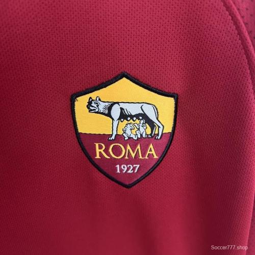 Retro 17/18 Roma Home Long Sleeve Jersey