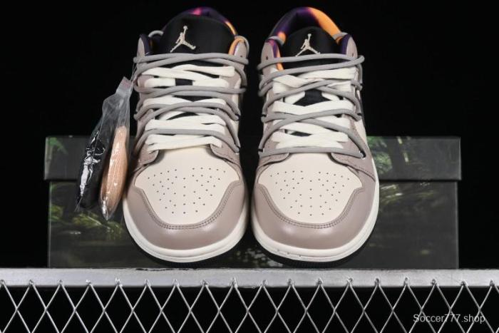 Nike Air Jordan 1 Low AJ1 Panda Prank Street Graffiti - Angel Demon Low Top Basketball Shoes - DQ8421-001