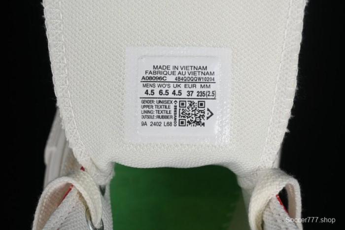 Converse Chuck 1970s Official Cherry Embroidery Platform Vulcanized Canvas Sneakers - A08096C