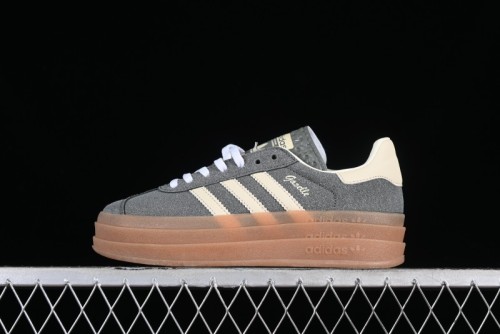 Adidas Originals Gazelle Bold IE0428 Low-Top Sneakers with Thick Sole for Casual Wear, Anti-Slip and Durable - IE0428