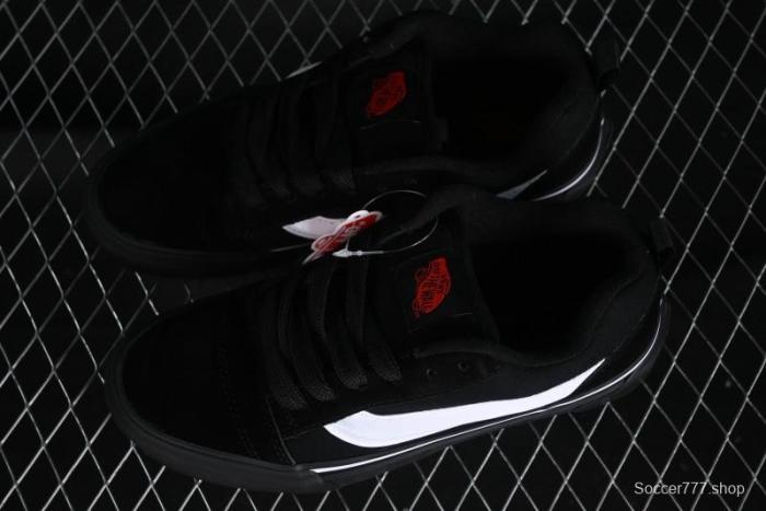 Vans Classics Knu Skool Retro Skate Shoes with Thickened Tongue and Oversized Toe - VN0009QCB9P