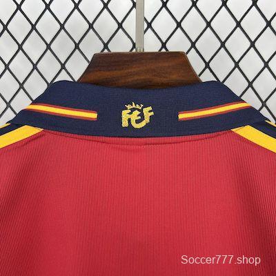 Retro 1998 Spain Home Jersey