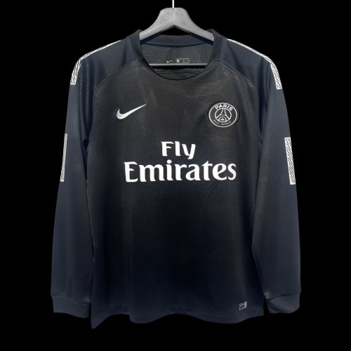 Retro 17/18 PSG Third Long Sleeve Jersey