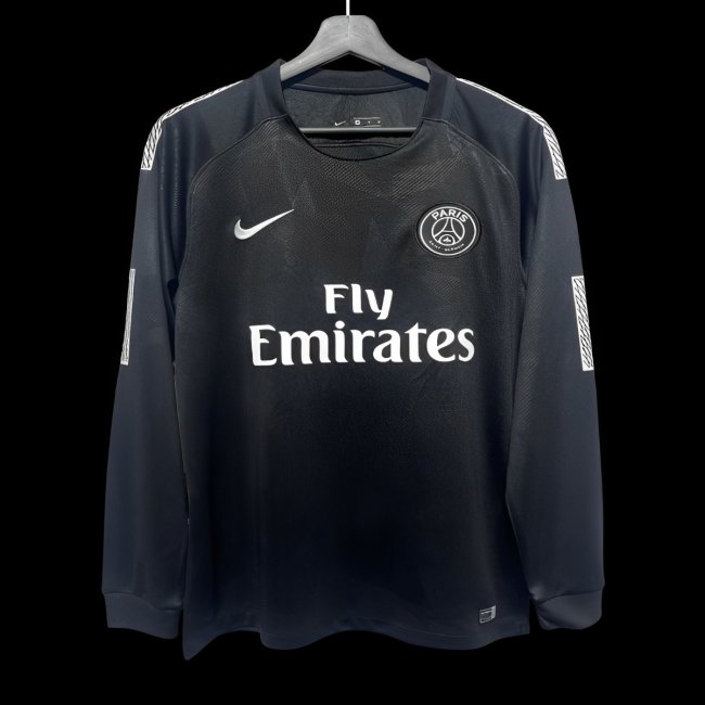 Retro 17/18 PSG Third Long Sleeve Jersey