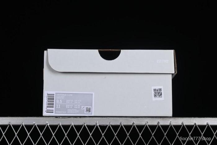 Nike Air Force 1 '07 Low Classic Black White Swoosh Casual Sneakers - FZ0627-010