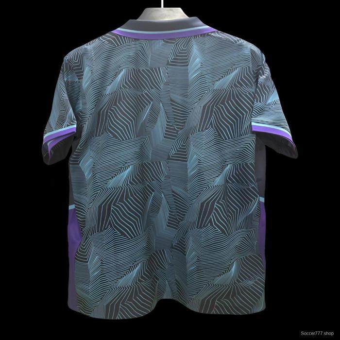 25/26 Tottenham Grey with Geometric Pattern Jersey