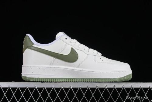Nike Air Force 1 '07 Low Casual Sneakers in White Green - DV3808-106