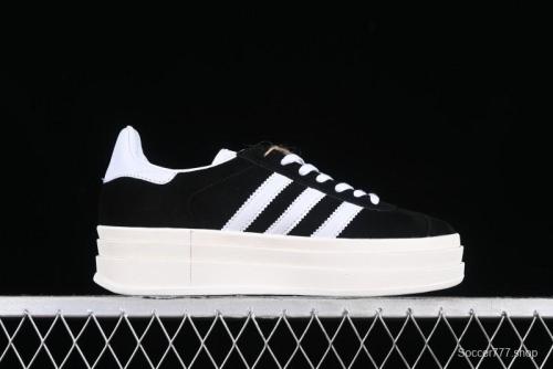 Adidas Originals Gazelle Bold HQ6912 Low-Top Sneakers with Thick Sole for Casual Wear Anti-Slip and Durable - HQ6912