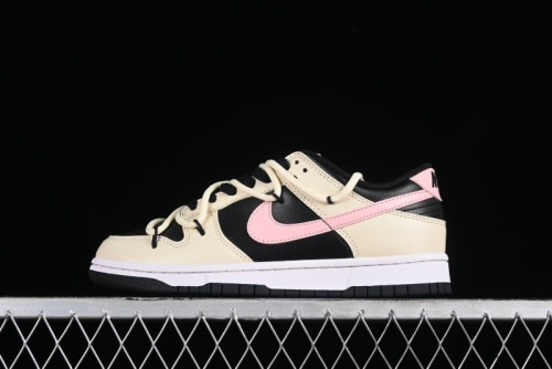 Nike Dunk Low SB Casual Skate Shoes with Smoked Rose Design - FD1232-001