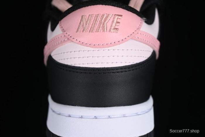 Nike Dunk Low Custom Deconstructed Strap Casual Sneakers in Black Pink - CW1590-100