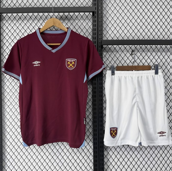 25/26 Kids West Ham United Home Jersey