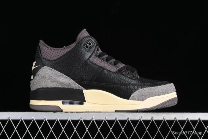 Nike A Ma Maniere x Air Jordan 3 Retro Black Sneakers - FZ4811-001 1