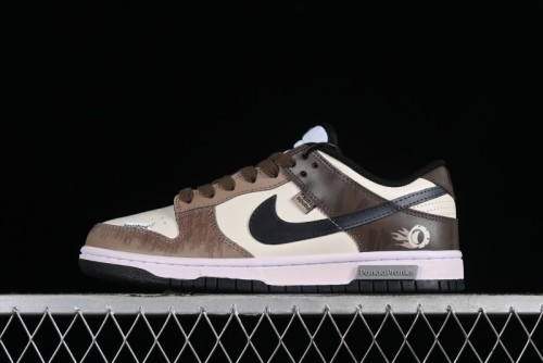 Nike Dunk Low Panda Prank Street Racing Electro Rust Distressed SB Strap Low-Top Casual Sneakers - DD1391-100 1