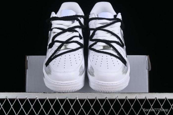 Nike Air Force 1 '07 Low Custom Anime Theme Spray Paint Swoosh Casual Sneakers - ZH0316-011 1