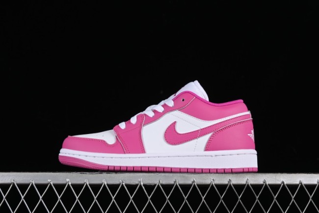 Nike Air Jordan 1 Low AJ1 Rose Pink Low-Top Casual Lifestyle Sneakers - FV8486-600 1
