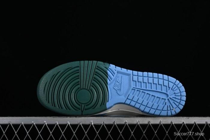 Nike SB Dunk Low Paris Olympics Limited Edition - Blue Green Color Blocking Low-Top Casual Skate Shoes - JH8310-952