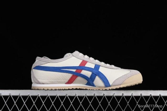Onitsuka Tiger Mexico 66 Low-Top Leather Sneakers with Classic Design - 1183B391-100 1