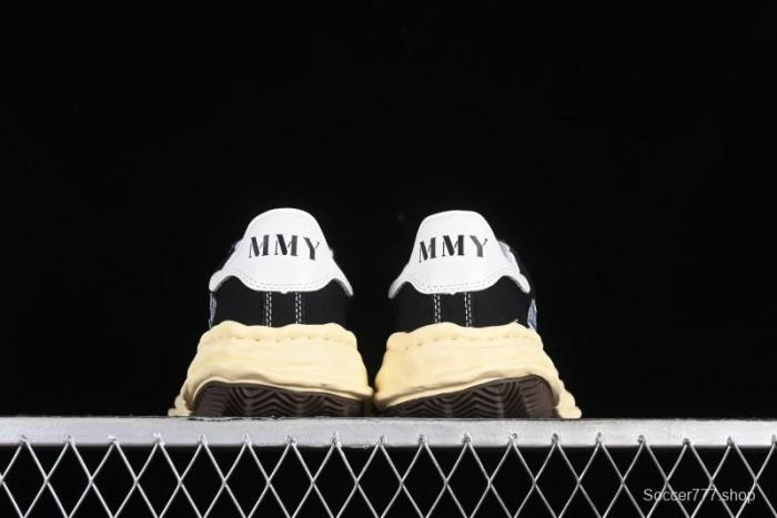 Wayne Original Sole Leather Low Sneaker with Melted Ice Cream Outsole - W.E5 1