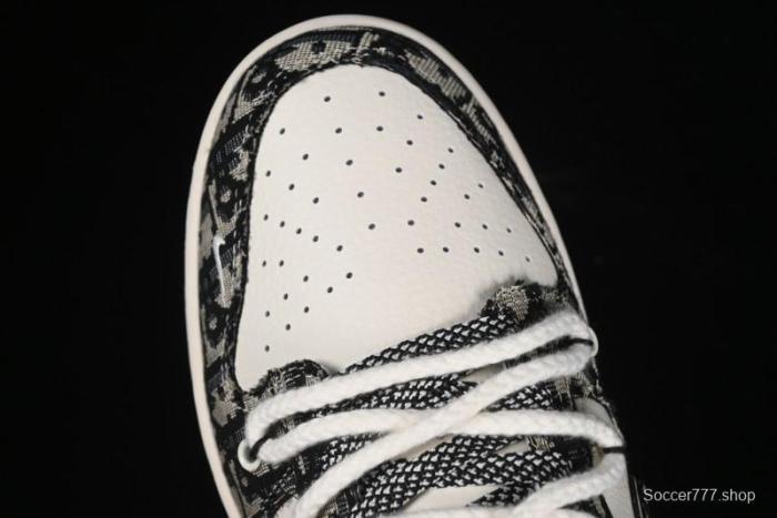 Nike SB Dunk Low Dior Collaboration Anniversary High-End Custom Low-Top Casual Sneakers - SJ2068-286