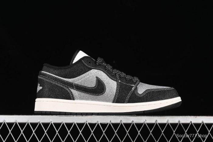 Nike Air Jordan 1 Low Retro Basketball Shoes Custom Starry Sky Design - SJ9950-012