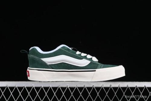 Vans Classics Knu Skool Green Platform Sneakers - VN0AUAK374 1