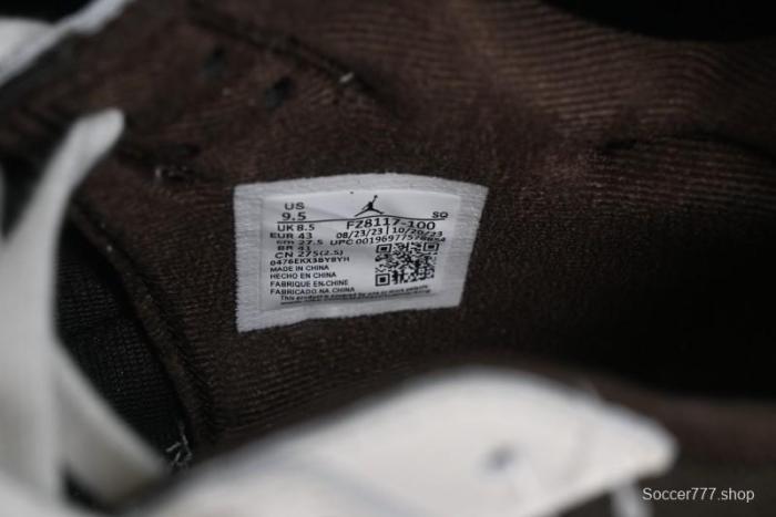 Nike Travis Scott x Jordan Cut The Check AJ1 Basketball Shoes with Velcro Design - FZ8117-100 1