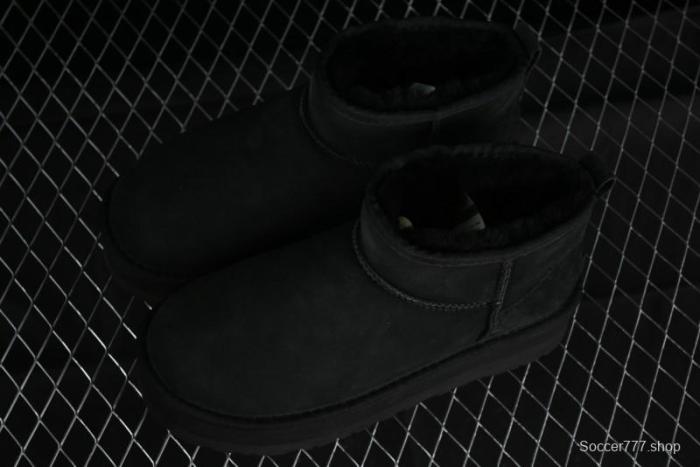 UGG Classic Ultra Mini Platform 3CM Wool Blend Mini Short Boots - 1135092