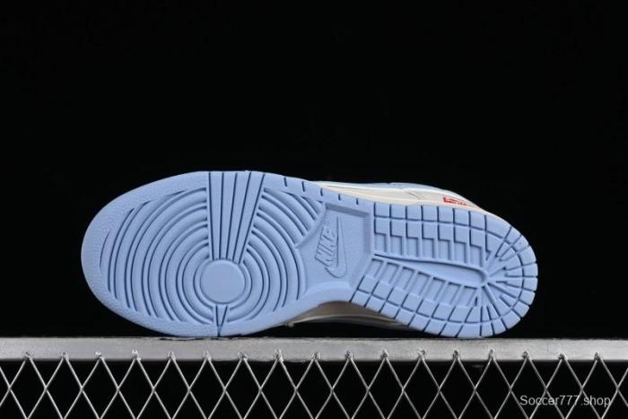 Nike Supreme x SB Dunk Low Stone Island Collaboration - Azure Starry Sky Anniversary High-End Custom Low-Top Casual Sneakers - BB9866-001 1