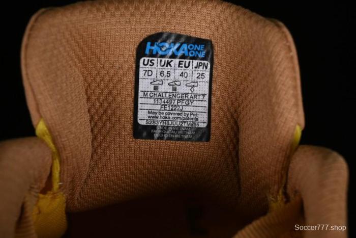 Hoka One One Challenger ATR 7 Low Trail Running Shoes with Enhanced Cushioning and Breathable Mesh - 1134497 PFGY 1