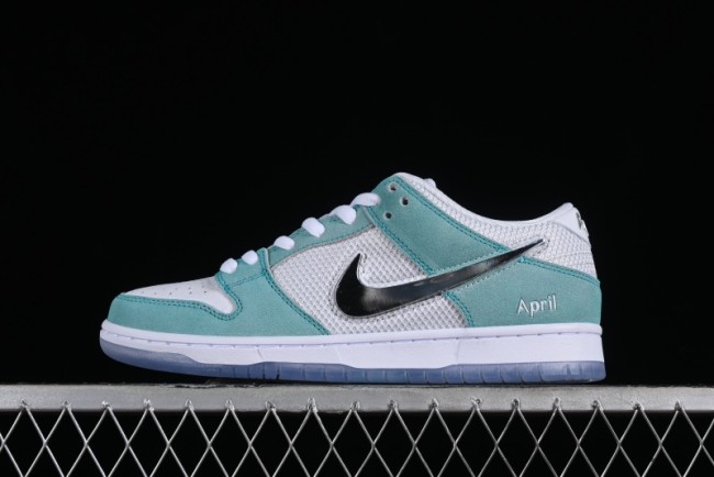 Nike April Skateboards SB Dunk Low Collaboration Frozen Rose SB Shattered Backboard Casual Skate Shoes - FD2562-400 1